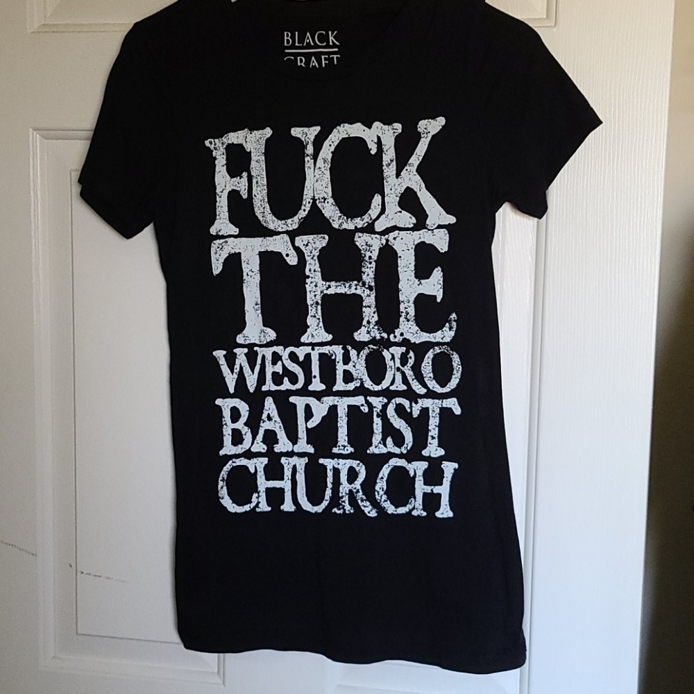 Black Tee With A Great Message ❤👍